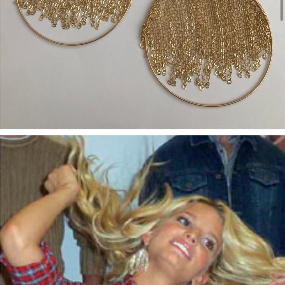 ISO of citrine by the stones earrings aso Jessica simpson